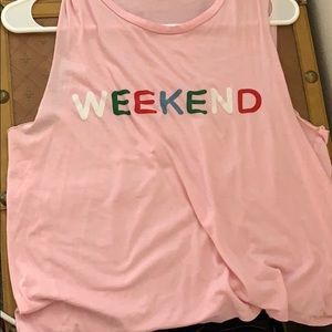 cropped muscle workout tee